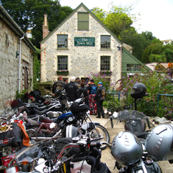 Secure parking at the Town Mill in Lyme Regis