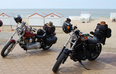 Knokke-Heist beach and bathing huts